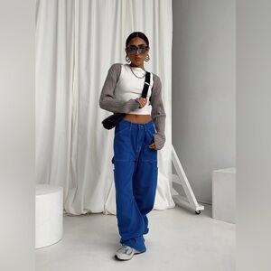 Princess Polly Miami Vice Pants Blue